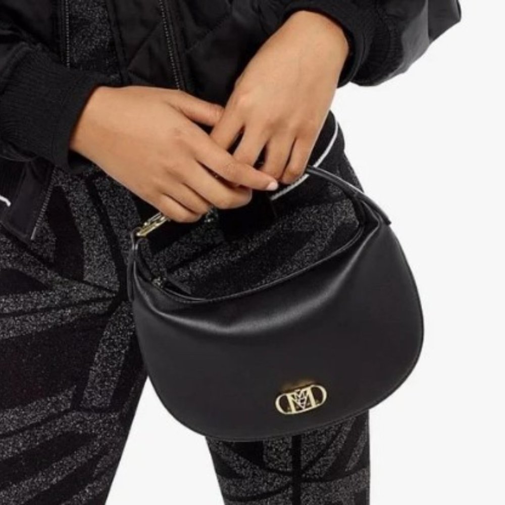 MCM Mode Travia Crescent Hobo Nappa Leather NEW BLACK, sold out everywhere - Picture 5 of 7